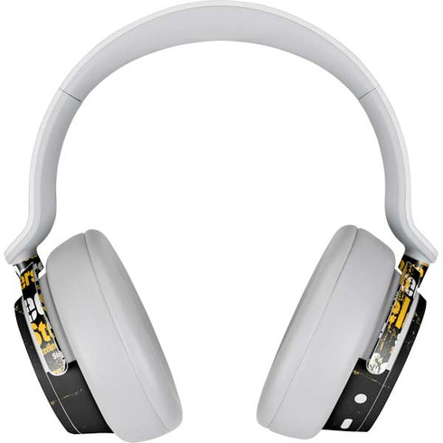 NFL Pittsburgh Steelers Black Blast Surface Headphones Skin